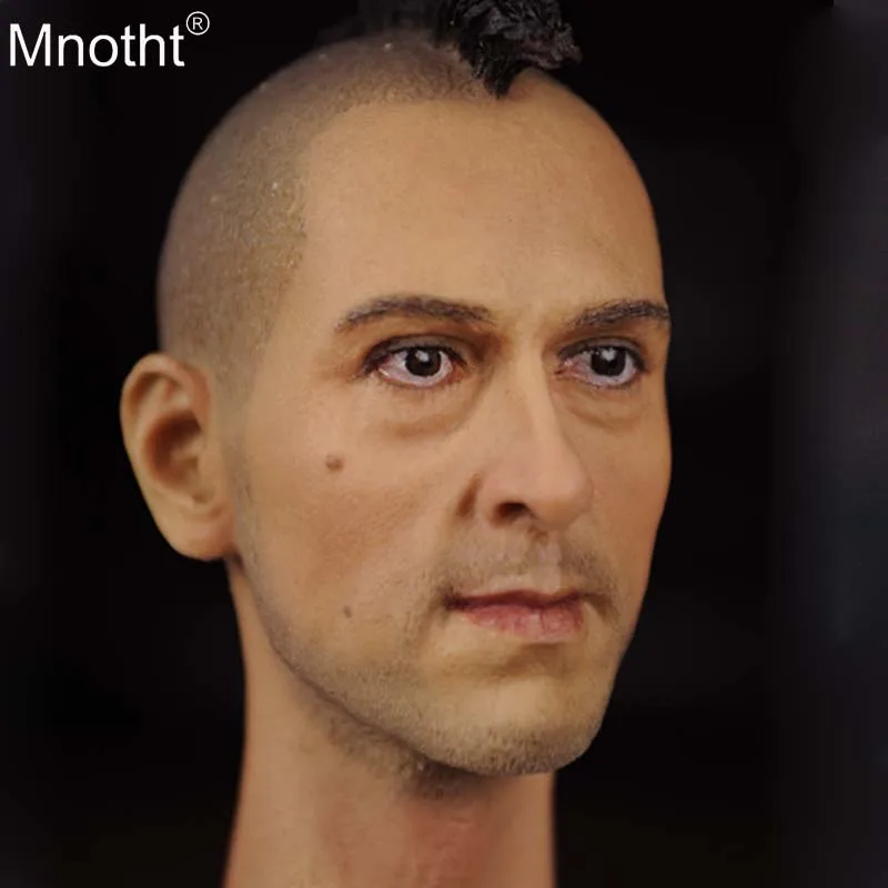 Mnotht 1/6 Мужская голова лепить модель KM16 4 для мужчин резьбы сердитый Expression игрушка