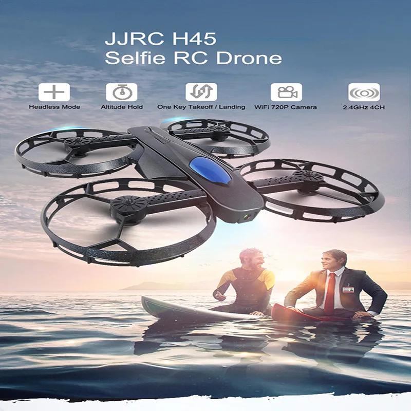 JJRC H45 складной Радиоуправляемый Дрон мини с камерой RC Квадрокоптер селфи режимом