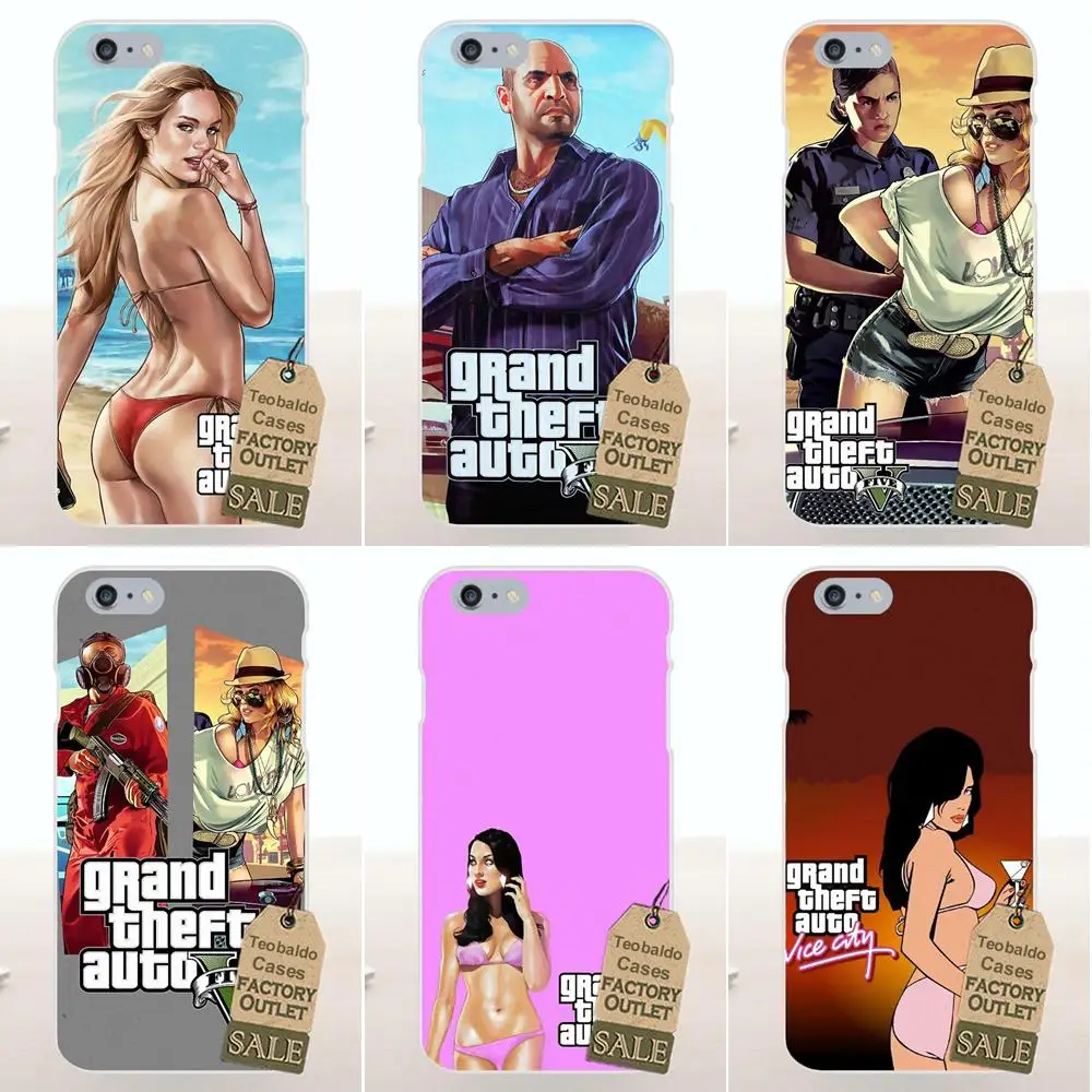 Мягкие чехлы для Galaxy Alpha Core Prime Note 2 3 4 5 S3 S4 S5 S6 S7 S8 mini edge Plus Grand Theft Auto Gta Poster