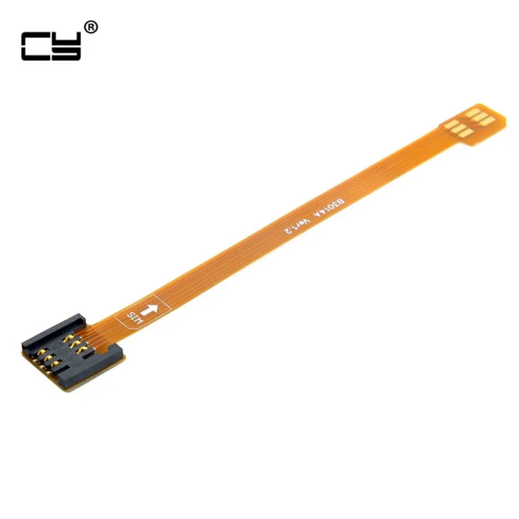 Набор удлинителей 3G 4G Micro SIM карт папа стандарт UIM мама мягкий плоский удлинитель