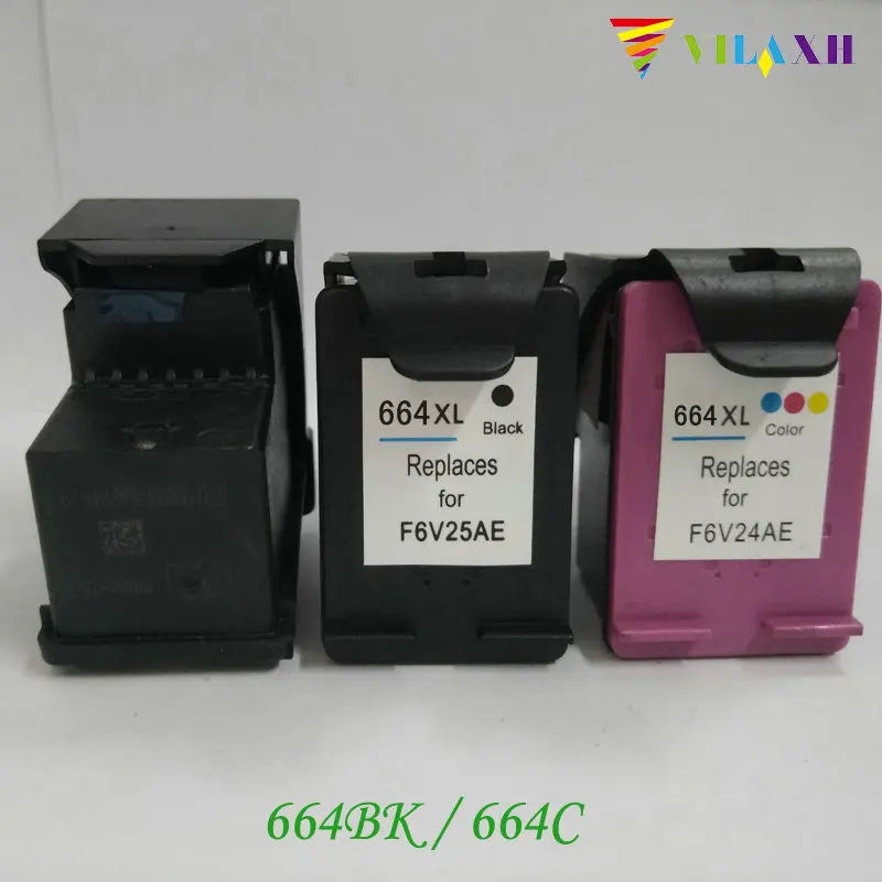 Совместимый чернильный картридж vilaxh 664xl для HP 664 xl DeskJet 1115 1118 2135 2138 3635 3638 принтер