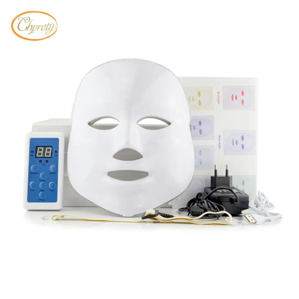 Светодиодный фотонный массажер для лица 7 цветов|masker| |