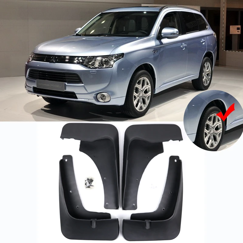 Передние и задние Литые Автомобильные Брызговики для Mitsubishi Outlander 2013 Брызговики крыло брызговиков