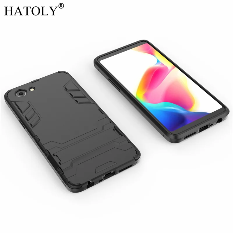 Чехол HATOLY для Oppo Realme 1 чехол Realme1 резиновая броня робота тонкий жесткий телефона 6