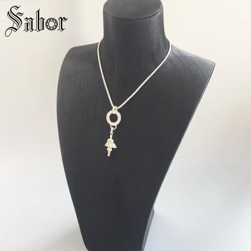 thomas Guardian Angel Charm gifts DIY Accessories Jewelry For Women 2020 Gift Silver color Fit Bracelet jewellery charms | Украшения и