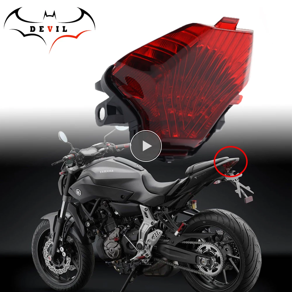 Для YAMAHA MT 07 FZ 25 YZF R3 R25 2014 2020 Встроенный светодиодный задний сигнал поворота в сборе