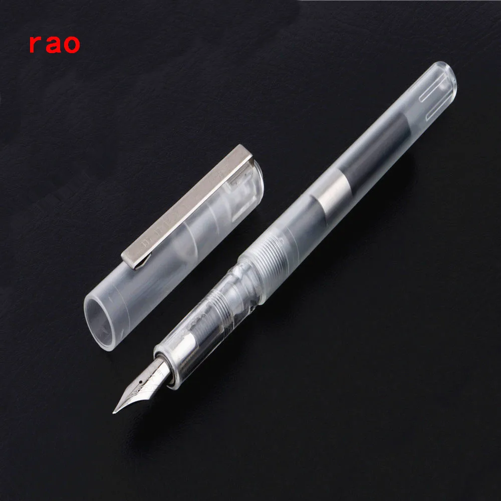 JINHAO 991, прозрачный цветной перьевая ручка для школьников и офиса, Новинка - Цвет: Transparent white