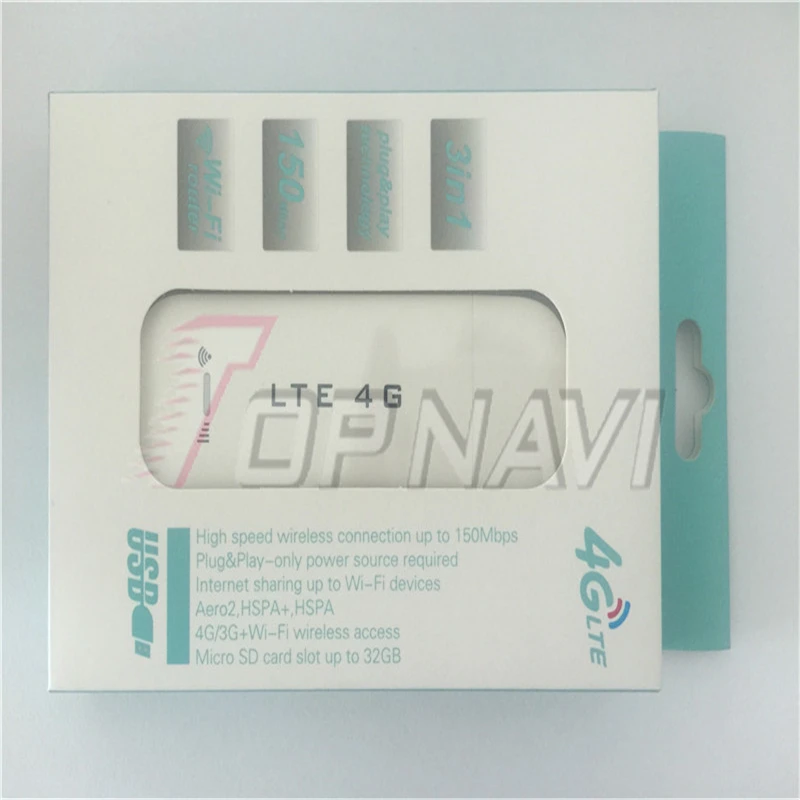 TOPNAVI 3 в 1 4G беспроводная сетевая карта USB модем для Android автомобильный DVD стерео