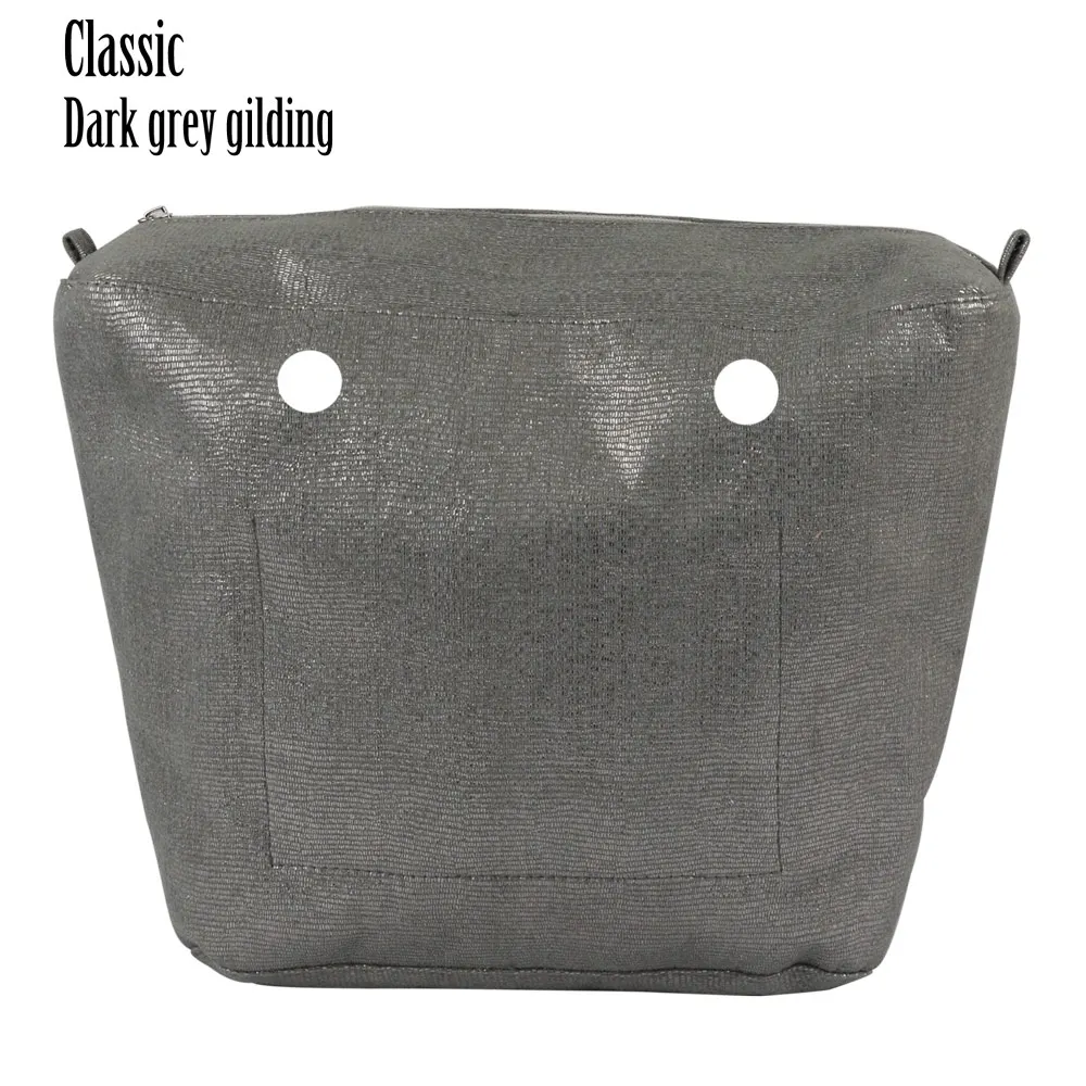 Classic Dark grey TANQU 1 шт Obag внутренняя позолоченная Водонепроницаемая вставка для классической Мини O сумки женские сумки через плечо сумки - Цвет: Classic Dark grey
