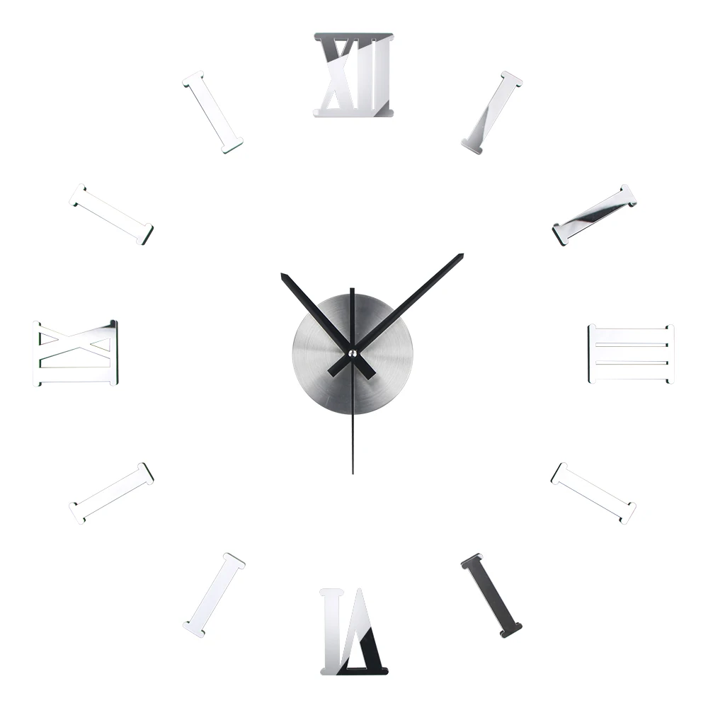 Modern Style DIY Acrylic Wall Clocks 3D Stickers 2019 New Arrivals Quartz Clock Needles Home Decor Relogio De Parede | Дом и сад