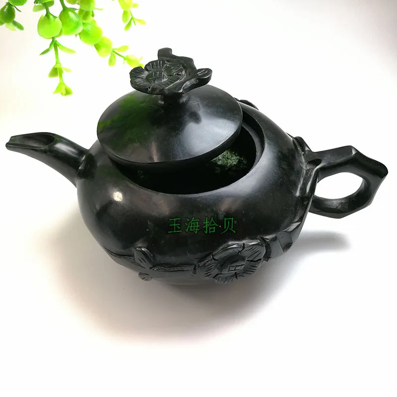 Фото Chinese Kung Fu Tea Tea With Natural Jade Teapot And Tea Cup A Set №3