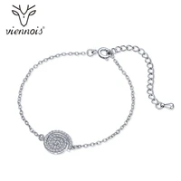 viennois korean style personality trend spiral bracelet bangles for women cubic zirconia bracelet jewelry suitable for summer