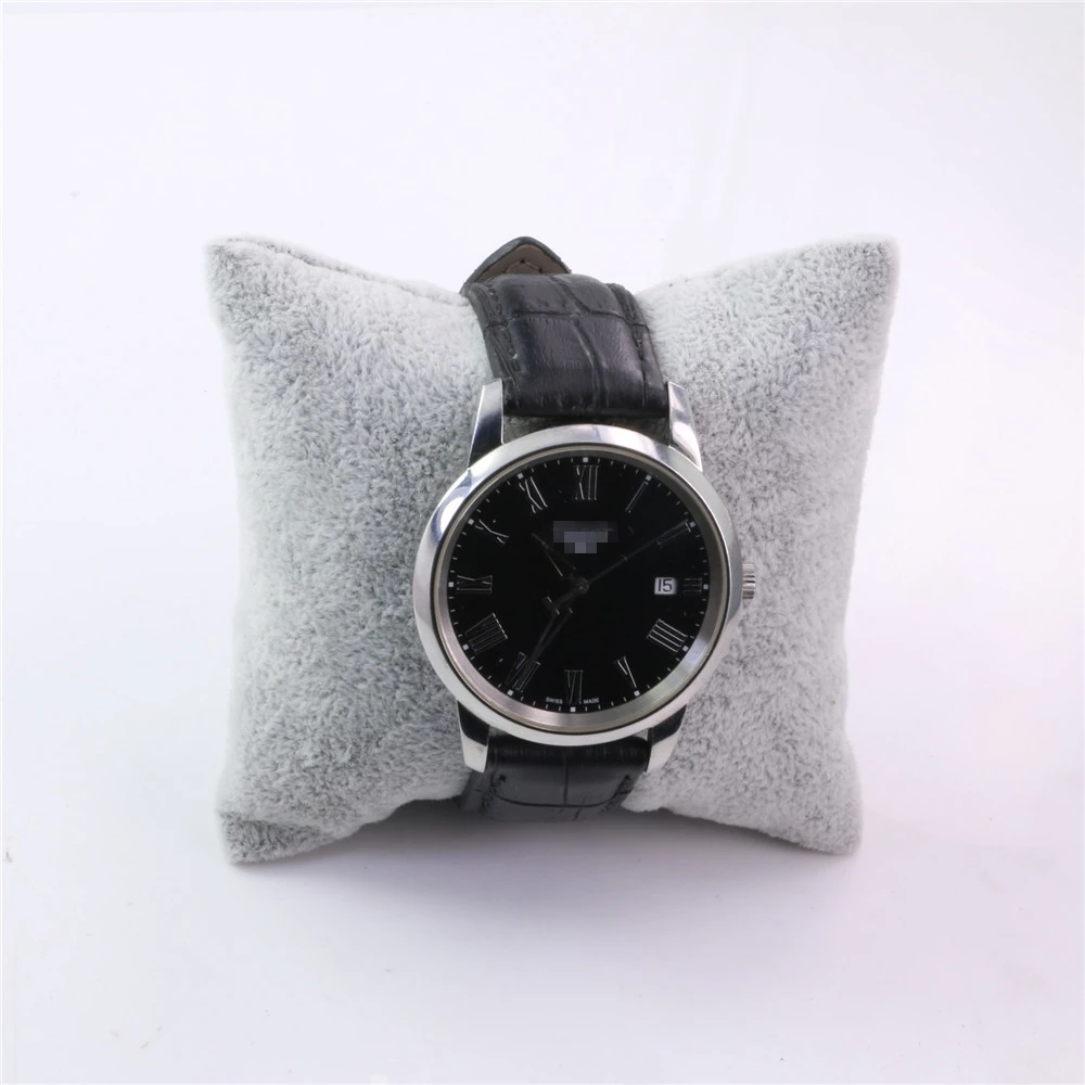 

5 pcs Gray Velvet Pillows 8x8cm Silk Floss Filled Cushion Pillow For Watch Bracelet Necklace Jewelry Display Case Box Pillows