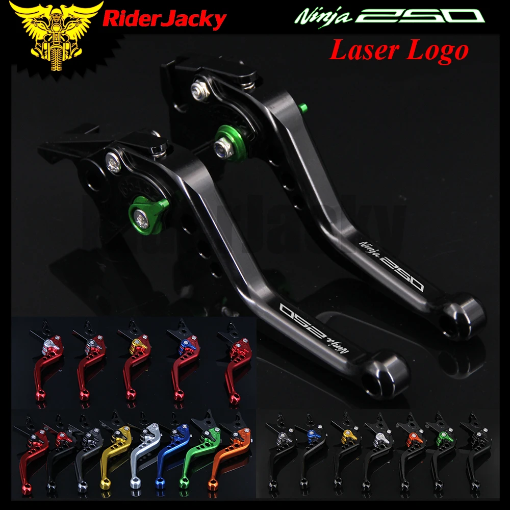 Аксессуары для мотоциклов RiderJacky Короткие Рычаги тормозной муфты Kawasaki NINJA 250R Ninja 250