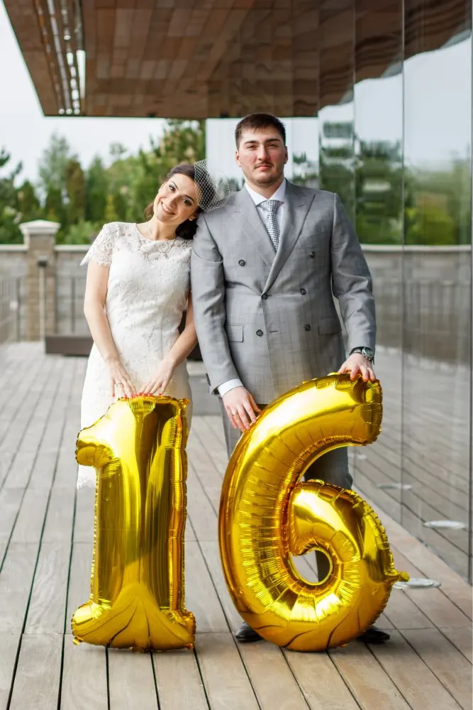 40-дюймовый золотой цифровой набор 0-9 фольгированных шаров для свадьбы, детского дня рождения, праздничных мероприятий и декорации на тему "Малыш".