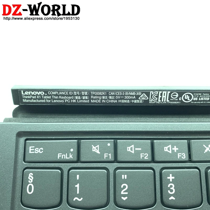 Новая Черная арабская клавиатура с подсветкой для планшета Lenovo Thinkpad X1 1-го