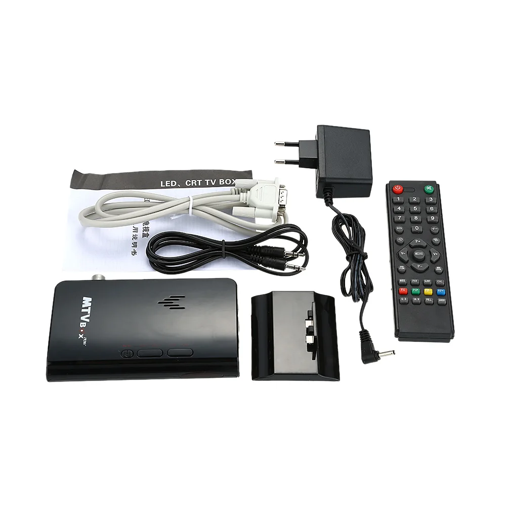 HDTV коробка HD LCD тв тюнер цифровой компьютерный монитор аналоговый ТВ программа