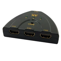 hot sell mini 3 port hdmi switch 3x1 hdmi switcher 3 input 1 output splitter hdmi port for hdtv 1080p video avcwt 301