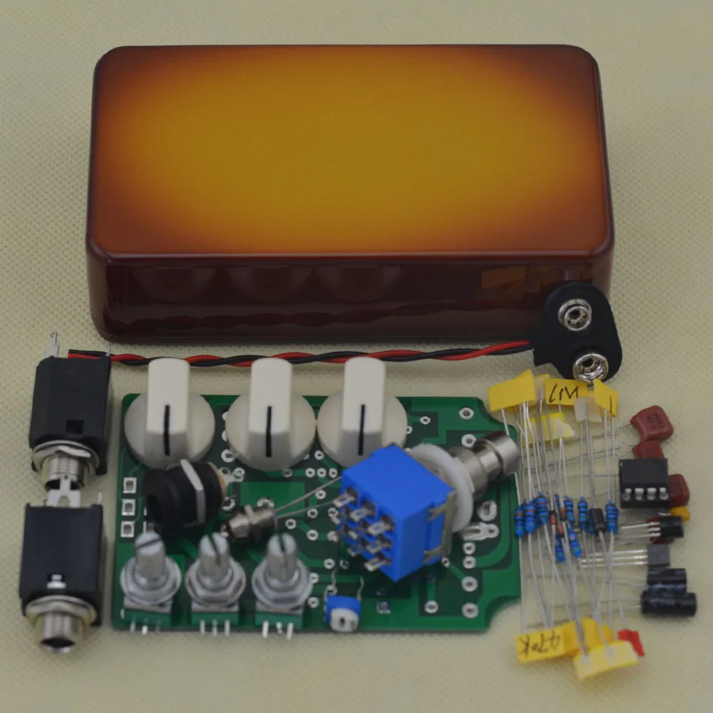 Набор педалей для гитары Overdrive DIY с коробкой 1590B и педалью ICTL082CP OD1 R9 | Спорт