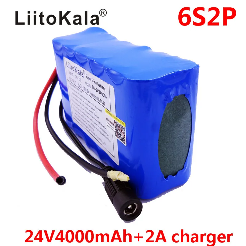 Аккумуляторная батарея LiitoKala 24 В 4000 мАч 25 2 в 4 Ач 18650|battery pack|24v 4ah24v 18650 |