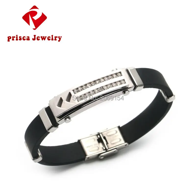 Браслет мужской магнитный из силиконовой резины|bracelet new|wristband magneticwristband gold |