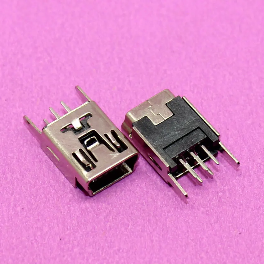 YuXi совершенно новый 5P мини USB разъем V3 для MP3 MP4 GPS и т. Д. 2 ножками DIP 180 градусов|port