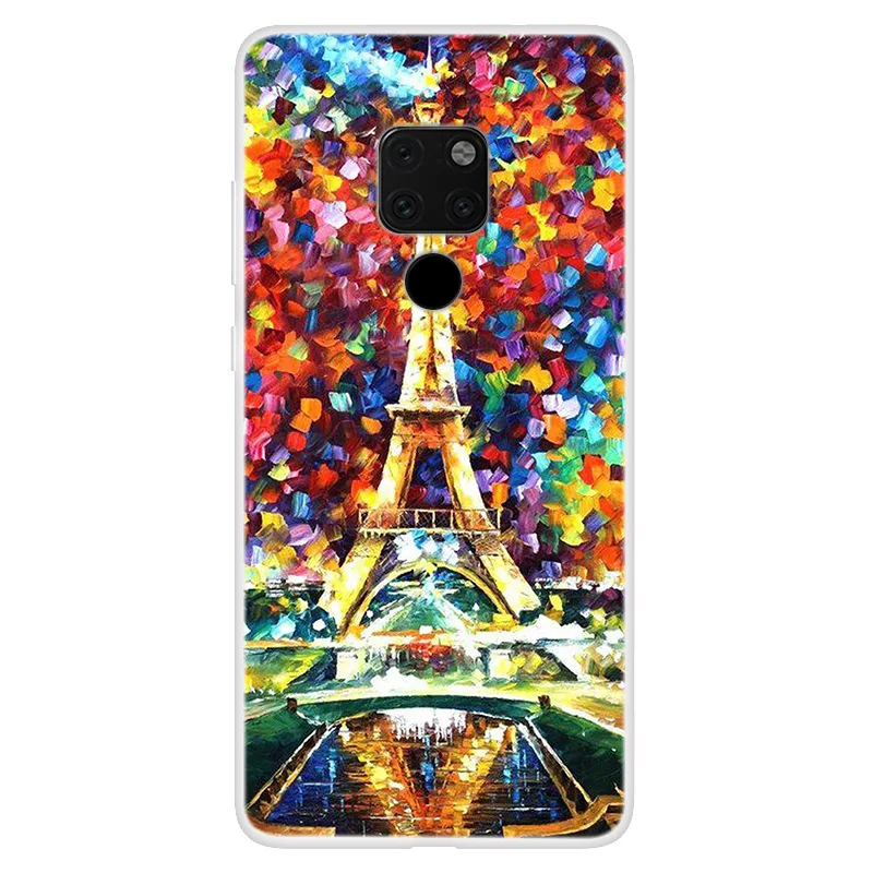 Мягкий силиконовый чехол для Huawei Mate 20X милый мультяшный задней панели телефона