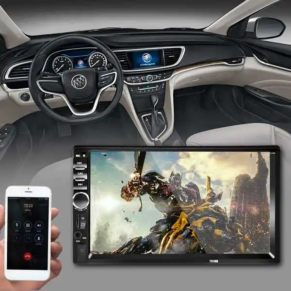 Новый 7 &quot2 Din сенсорный экран автомобильный MP5 плеер Bluetooth Стерео FM радио USB/TF AUX