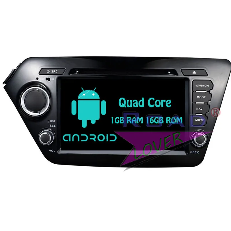 

Roadloevr Android 6.0 Car Stereo 2 Din Quad Core GPS Navigation For KIA K2 2011- RIO 2012- Stereo DVD Automotive Player Magnitol