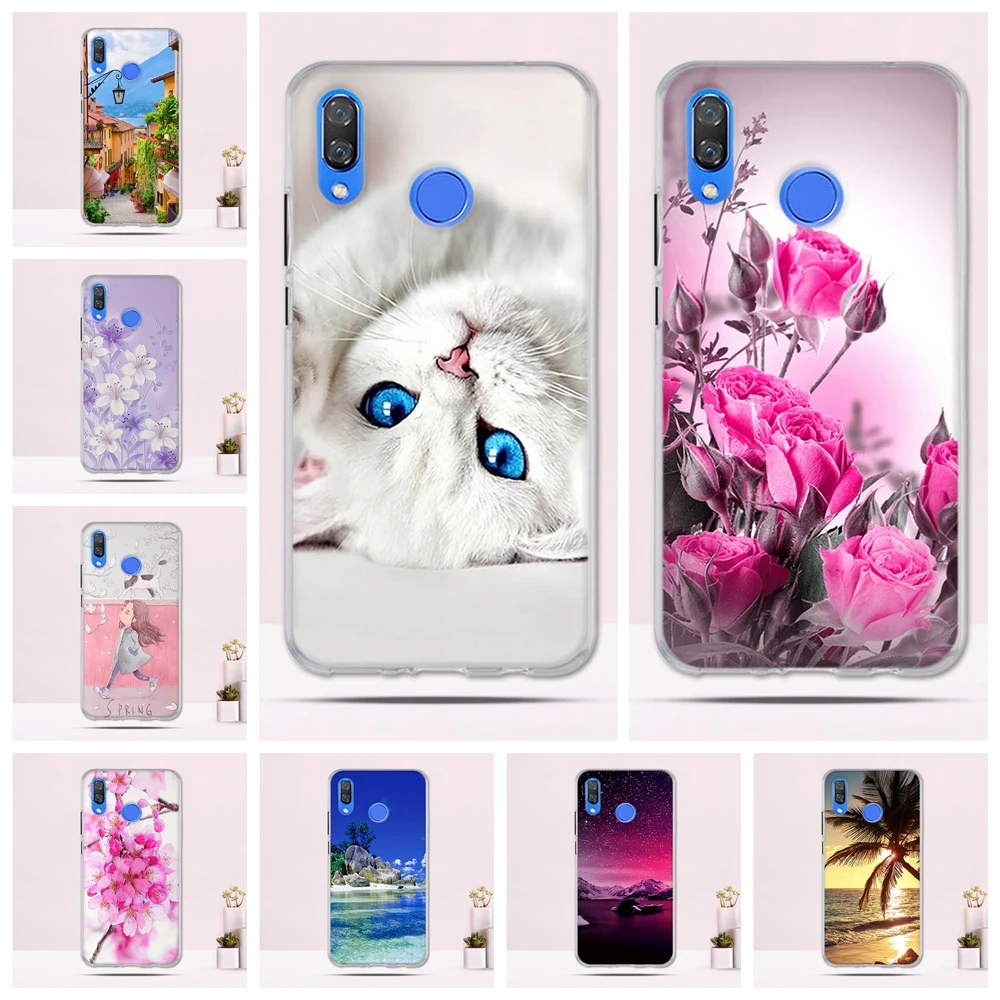 Чехол для Huawei Nova 3 мягкий силиконовый защитный чехол задней панели телефона Nova3