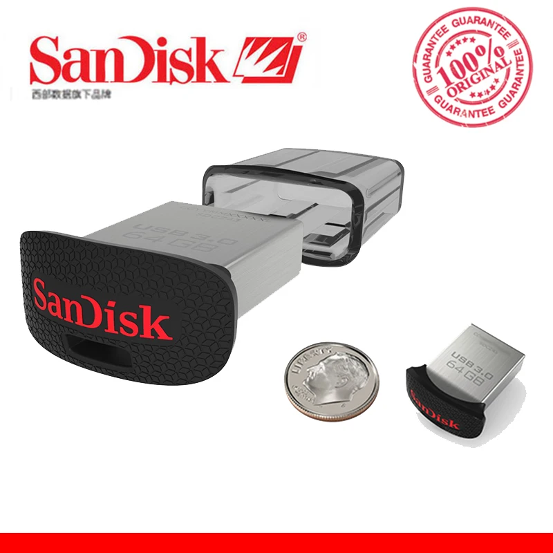 Оригинальный SanDisk CZ43 флешки USB Flash Drive 32 ГБ 3.0 до 130 м/с накопитель Поддержка
