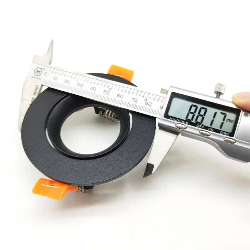 

Round Recessed LED Spot Downlight Ceiling Lamp Frame Bracket Fitting Housing Gimbal Fixed Fixture Gu10 MR16 Lampholder