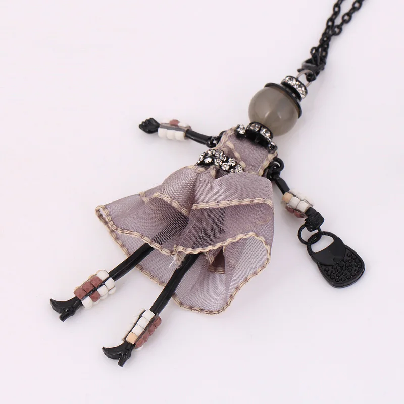Женское ожерелье ручной работы Длинная подвеска чокер|doll necklace|handmade necklacenecklaces for