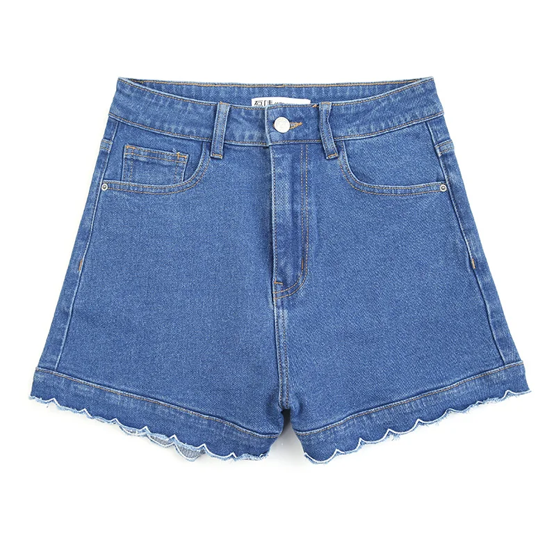 LEIJIJEANS Summer new style Loose high waist light blue denim shorts Leisure College Wind Girls Denim Shorts L 6XL 9060|Женские шорты| |