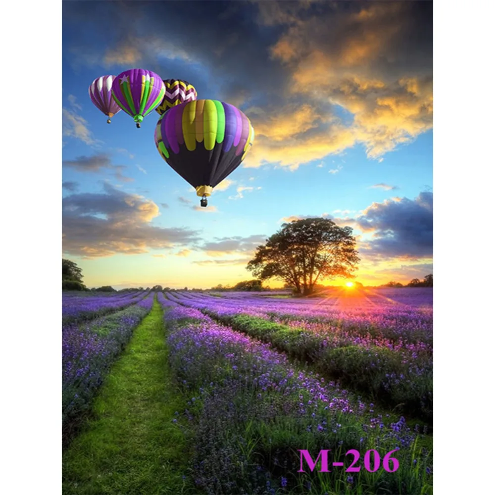 

Polyester Purple Lavenders Balloon Photo Background Photography Backdrop Studio Props Photographic Seamless Washable No Crease