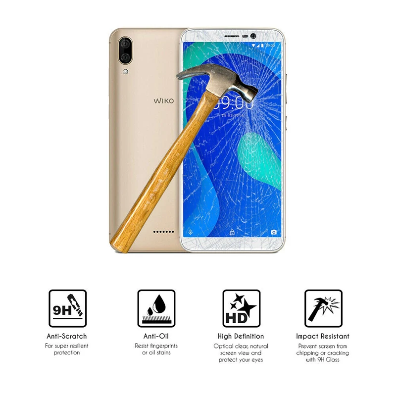 OriWood для WIKO Y60 Y70 Y80 9H 2.5D ультратонкая передняя защита от царапин HD закаленное стекло Защита экрана смартфона защитная пленка