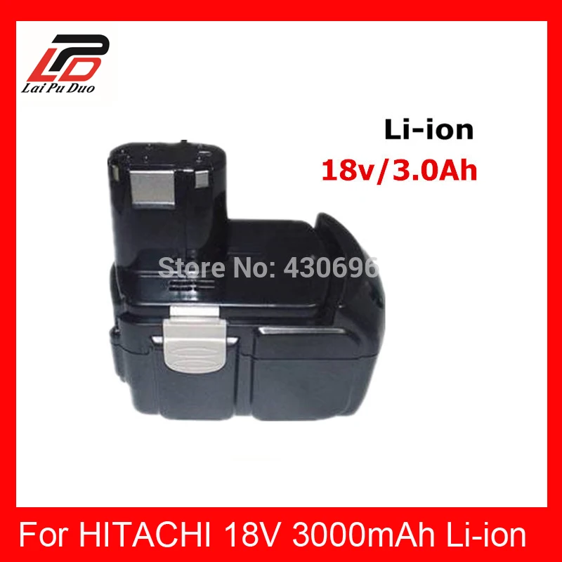 Новый литий ионный аккумулятор 18 в 3 0 Ач для HITACHI BCL1815 EBM1830 C18DL C18DLP4 C18DLX C18DMR C6DC C6DD