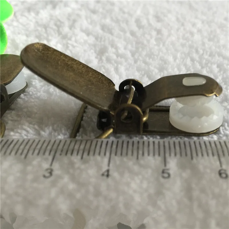Зажимы для ленты Paci под бронзу старину 15 мм 50 шт./лот|hook race|hook bronzeclip mount |