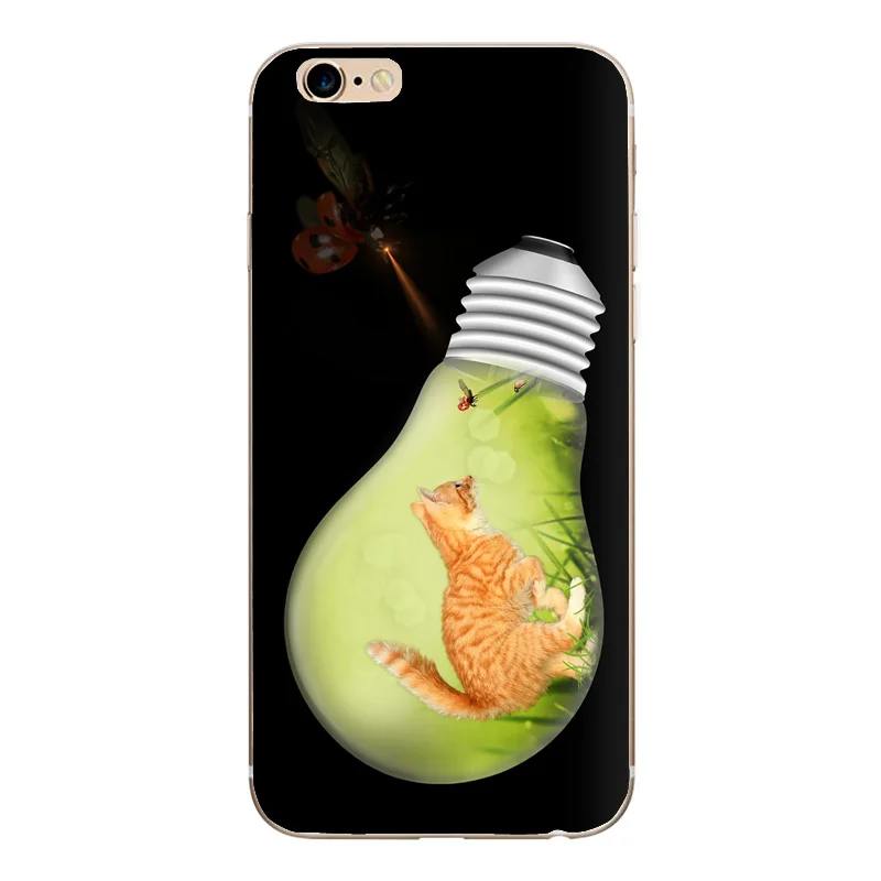 Высокое качество Прозрачный чехол для iphone Fundas 7 8 Plus X милые Еда Coque 6 S SE 5 5S САППУ