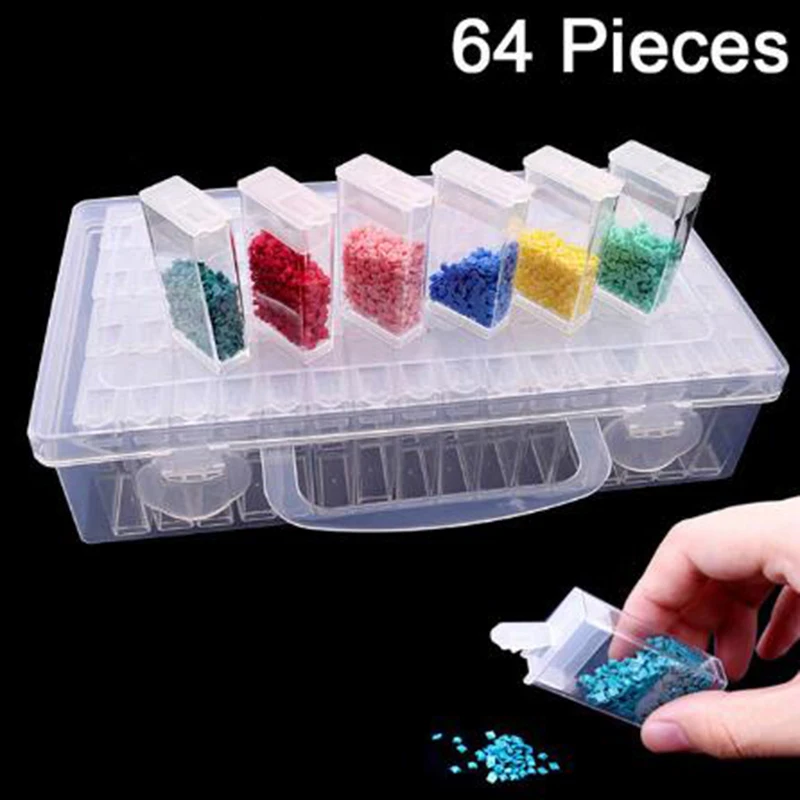 Новый инструмент для алмазной вышивки! Daimond прозрачная пластиковая коробка