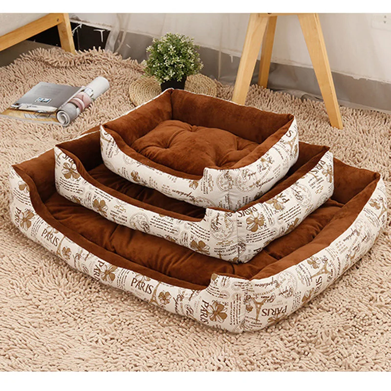 Модная мягкая кровать для собаки с леопардовым принтом плед лежак и кошки диваны