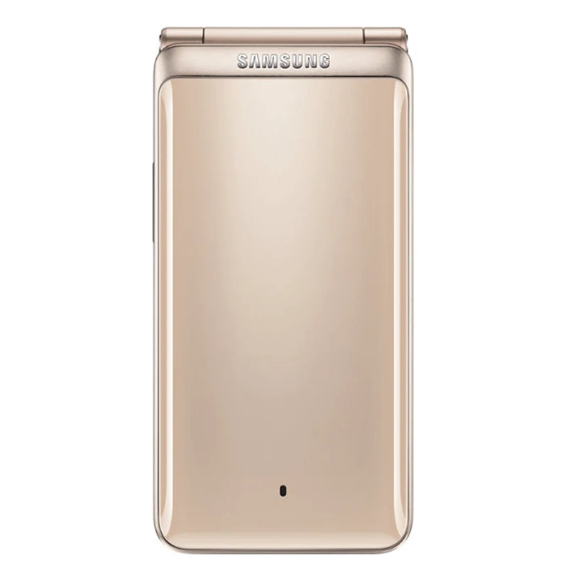 Оригинальный телефон С Откидывающейся Крышкой samsung galaxy папка 2 2017 G1650 2G 16G с