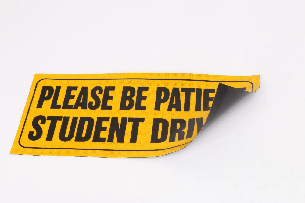 1X высокоотражающий Съемный магнит пожалуйста будьте терпеливы ученический