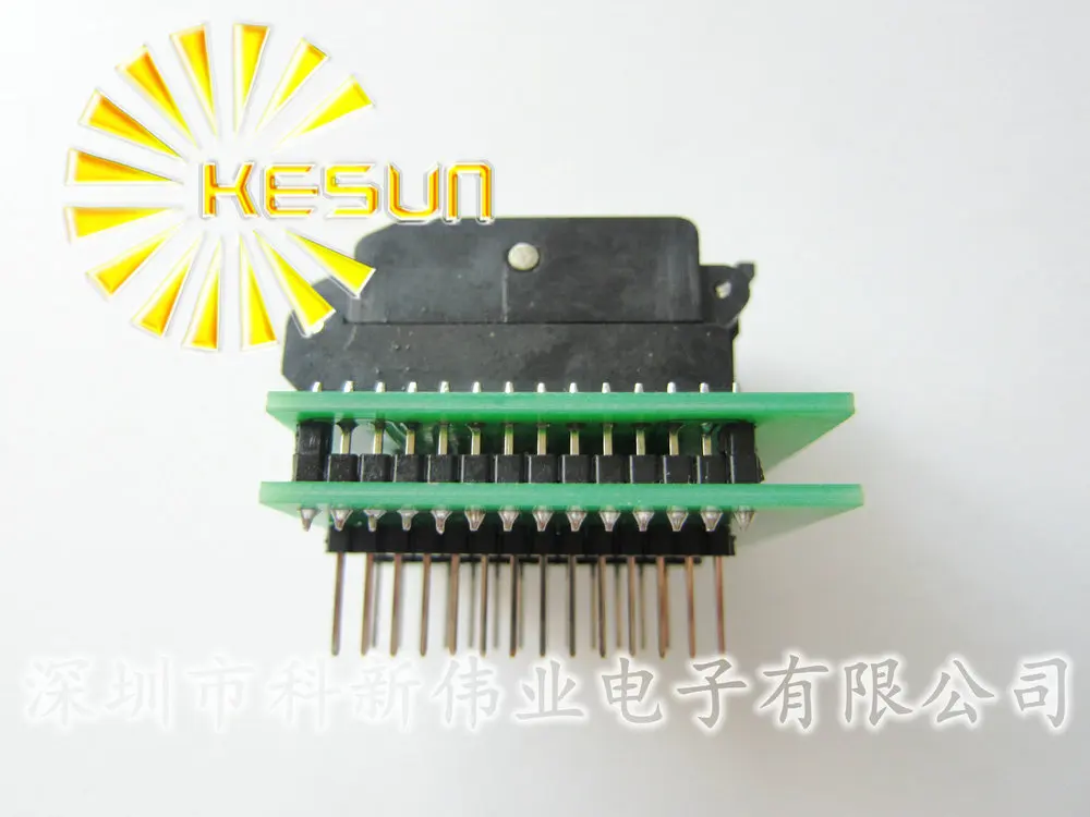 Чип программатор разъем TQFP32 QFP32 / LQFP32 к DIP28 переходник с поддержкой ATMEGA8 series|socket
