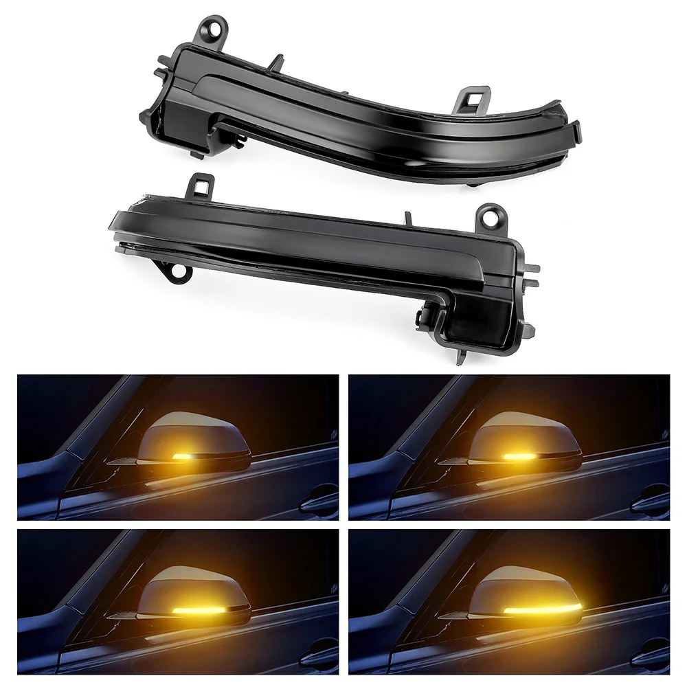 2 шт. Светодиодные поворотники для зеркала заднего вида BMW F20 F30 F31 F21 F22 F23 F32 F33 F34 X1 E84