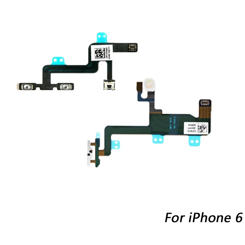 Для iPhone 5 5c 5S 6 6plus 6s 6s Plus 7 7 Plus мощность гибкий регулятор громкости кнопка отключения звука кнопка включения и выключения питания гибкий кабель
