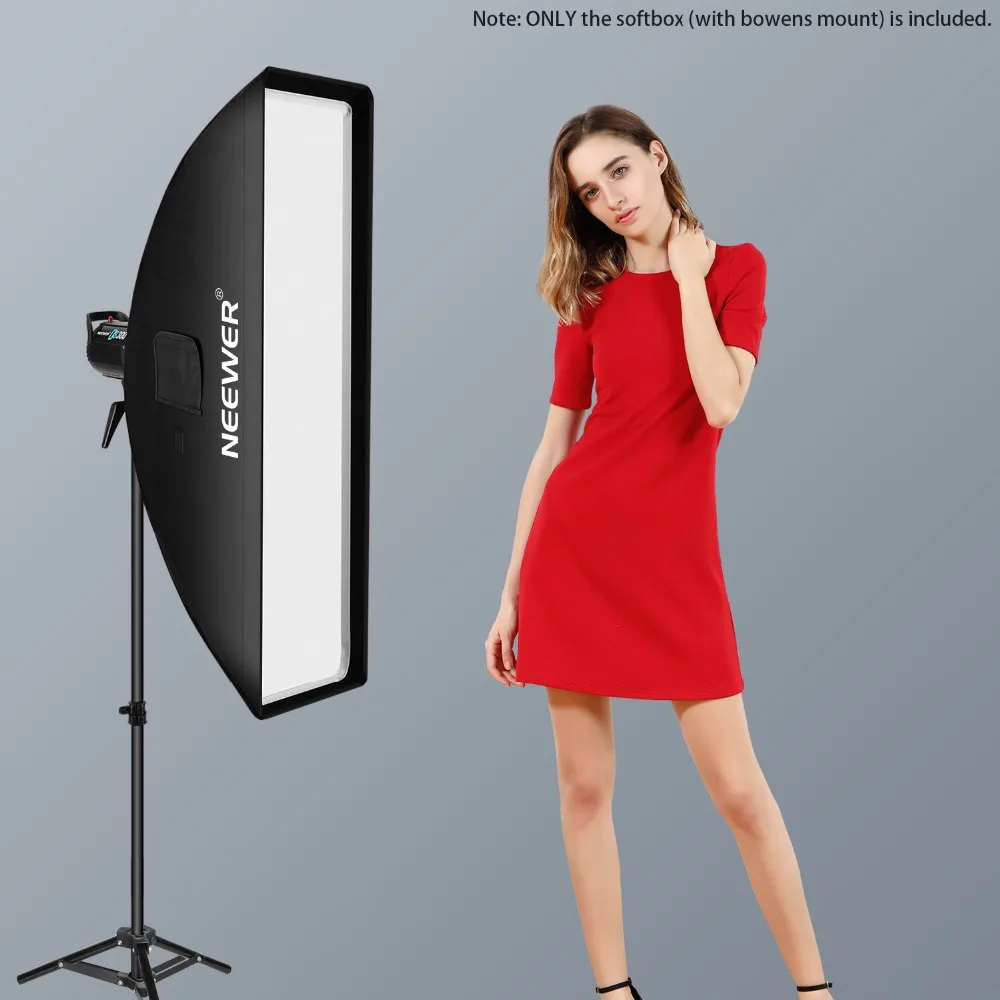 Софтбокс Neewer 8x36 дюймов/20x90 сантиметров сотовый софтбокс Bowens с сеткой для