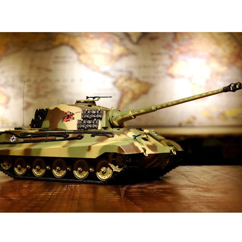 HengLong металлический немецкий Король тигр Henschel RC тяжелый танк Профессиональный 3888A