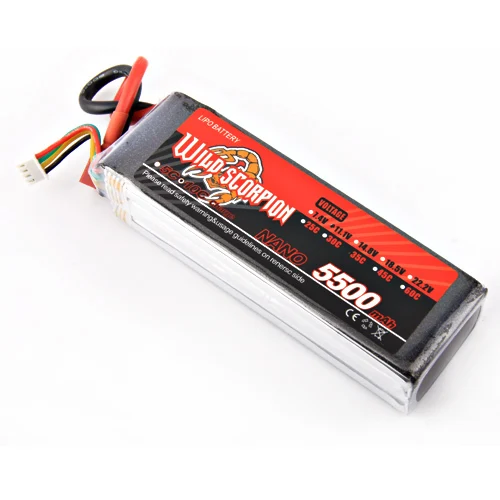 1 шт. дикая Скорпион RC 11 V 5500mAh 35C Lipo батарея для радиоуправляемого квадрокоптера