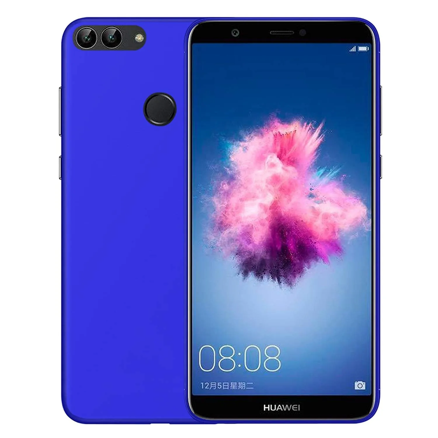 Чехол подставка для huawei P умный силикон Plus 2019 синий|Бамперы| |